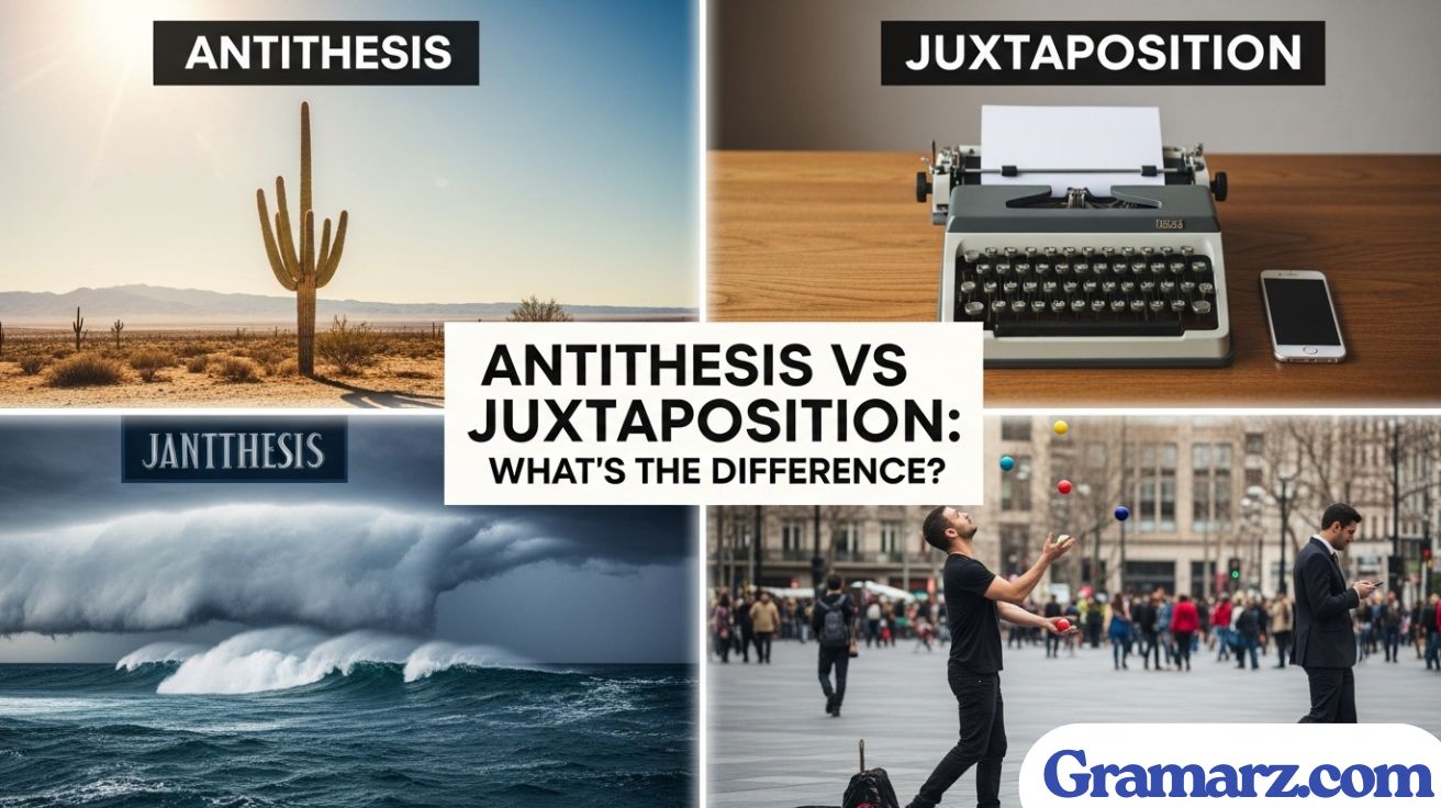 Antithesis vs Juxtaposition: What’s the Difference?