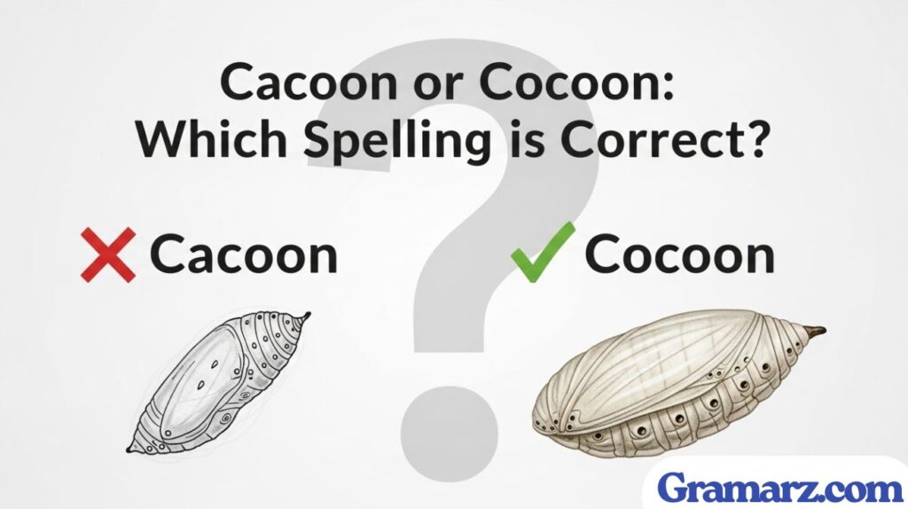 Cacoon or Cocoon: Which Spelling is Correct?