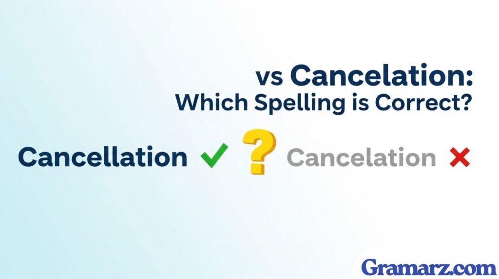 Cancellation vs Cancelation: Which Spelling is Correct?