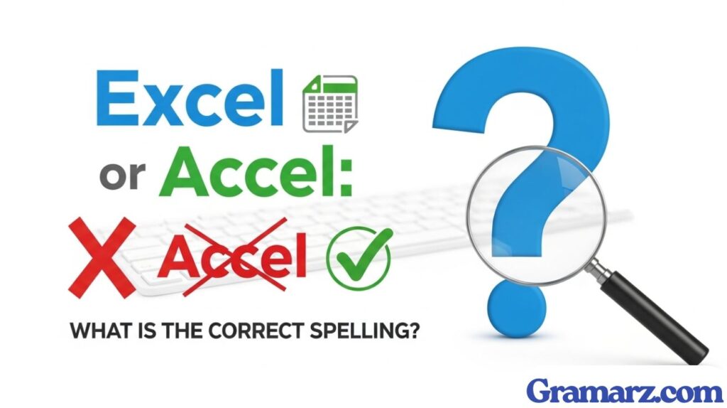 Excel or Accel: What is the Correct Spelling?