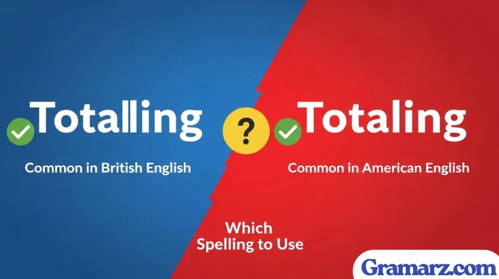 Totalling or Totaling: Which Spelling to Use?