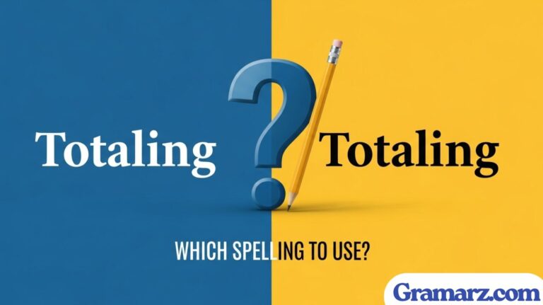 Totalling or Totaling: Which Spelling to Use?