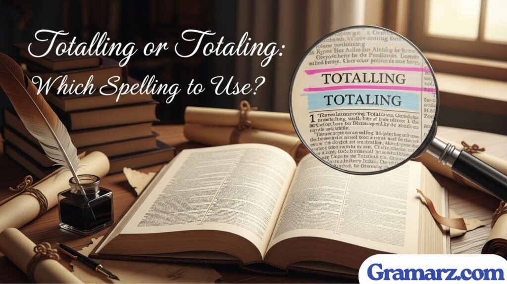 Totalling or Totaling: Which Spelling to Use?