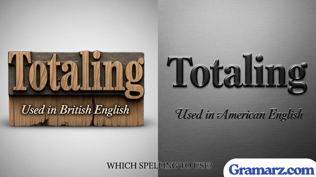 Totalling or Totaling: Which Spelling to Use?
