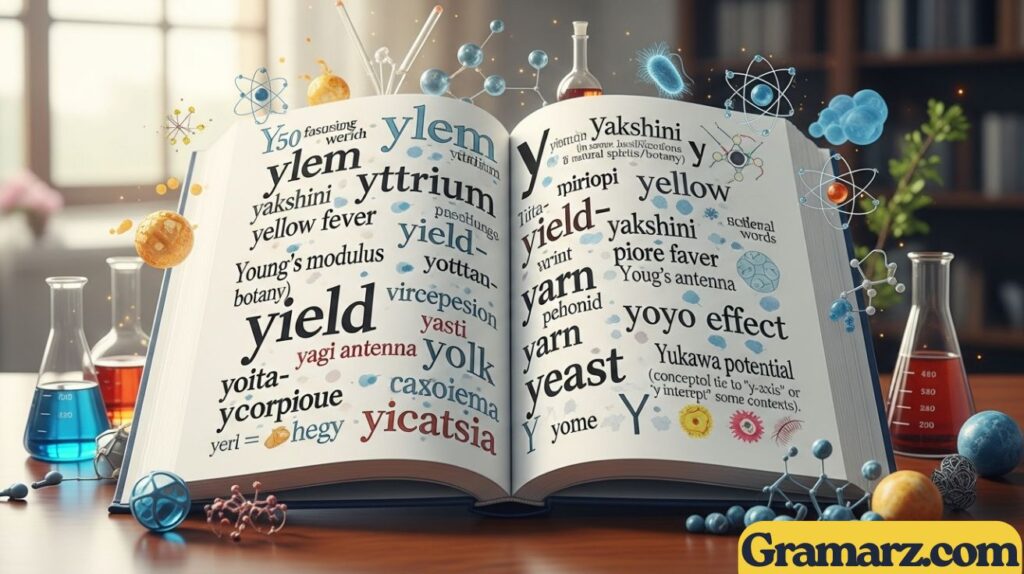 150 Fascinating Science Words That Start With Y