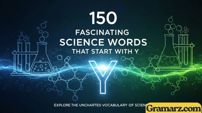150 Fascinating Science Words That Start With Y