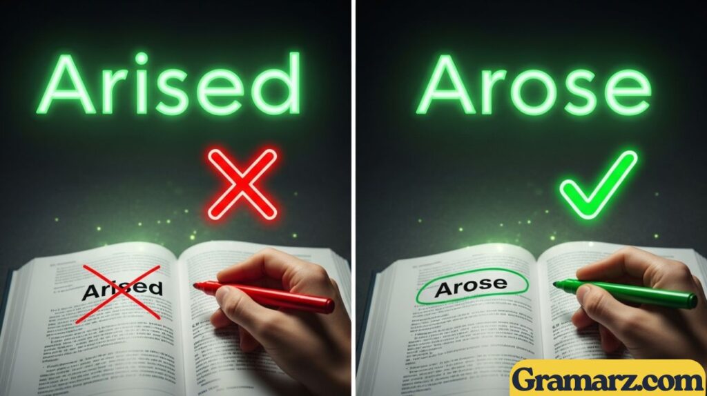 Arised or Arose: What’s the Correct Past Tense of Arise?