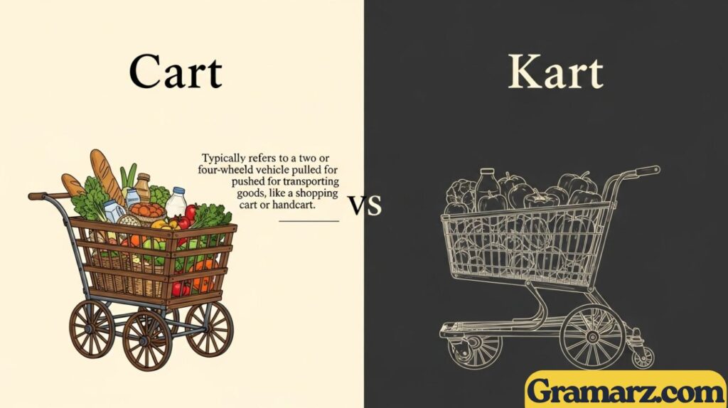 Cart vs Kart: Which Spelling to Use?
