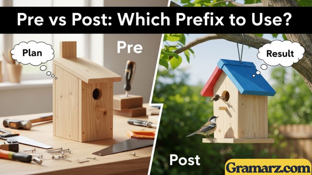 Pre vs Post: Which Prefix to Use?