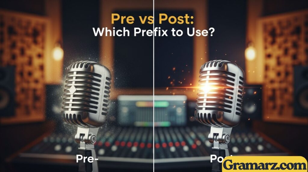 Pre vs Post: Which Prefix to Use?