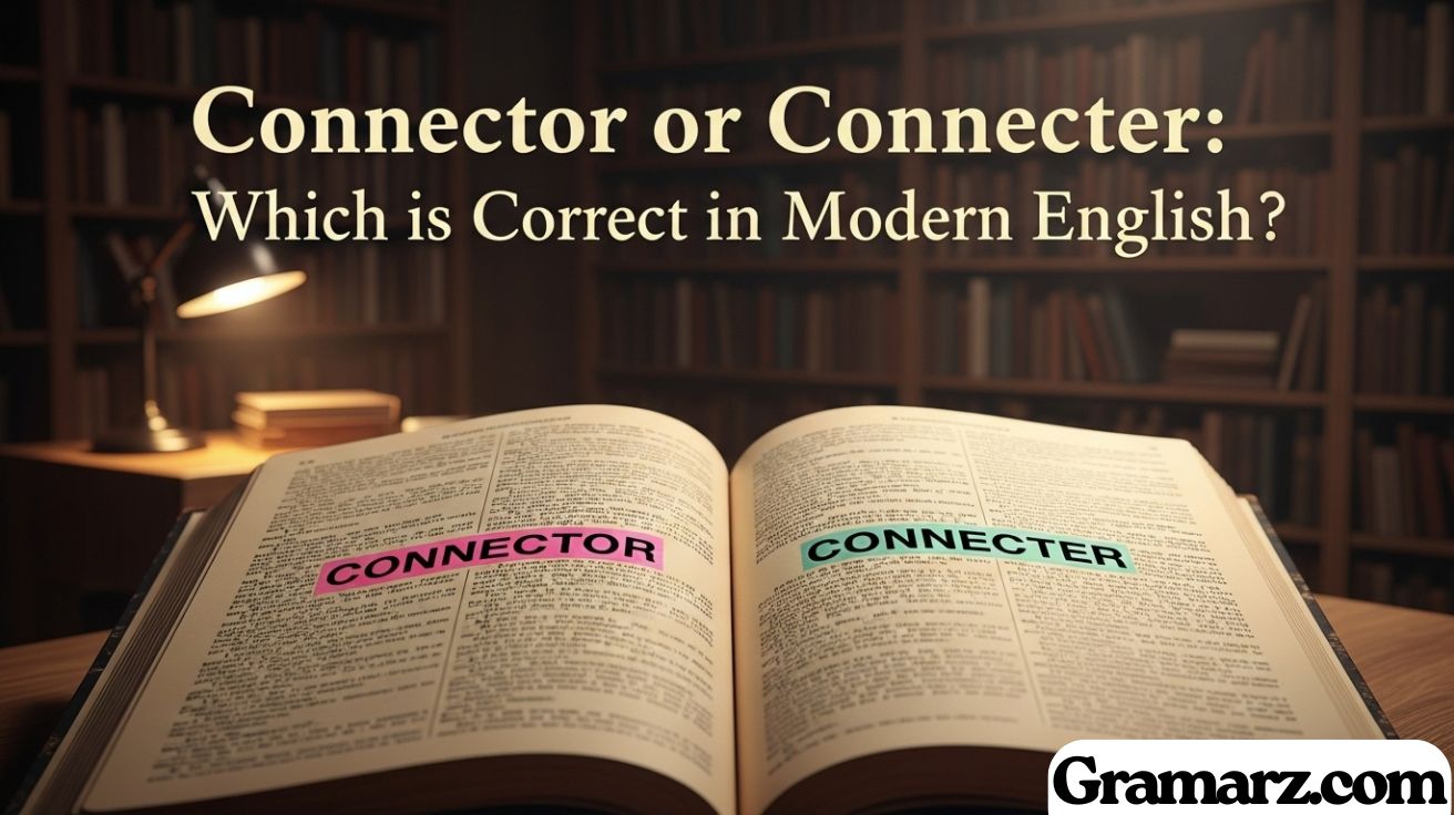connector-or-connecter-which-is-correct-in-modern-english
