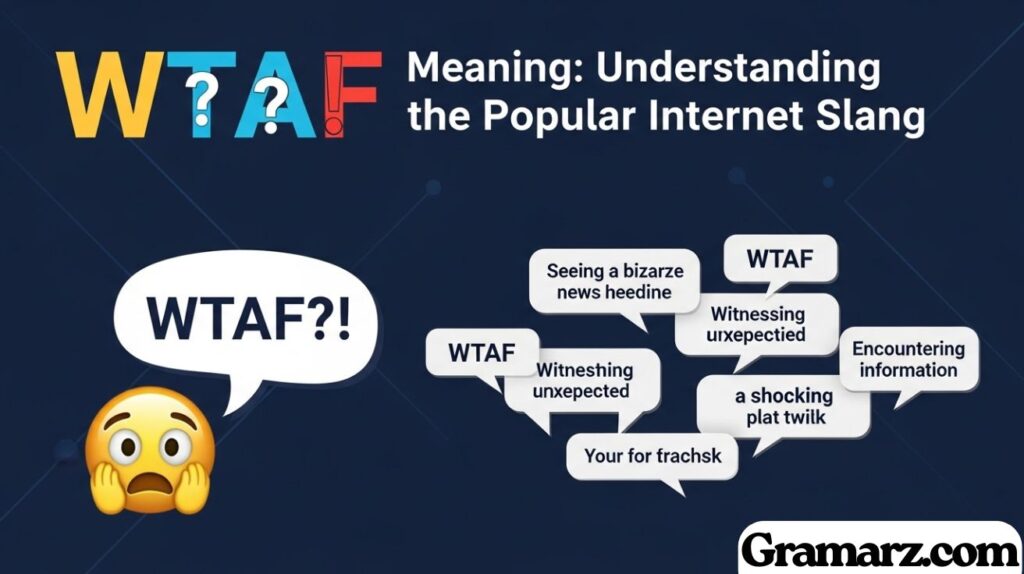 WTAF Meaning: Understanding the Popular Internet Slang