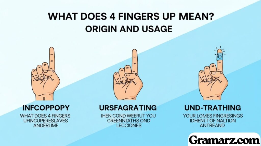 what-does-4-fingers-up-mean