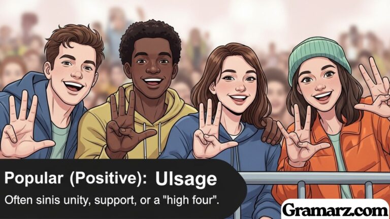 what-does-4-fingers-up-mean