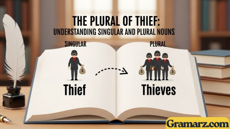 The Plural of Thief: Understanding Singular and Plural Nouns