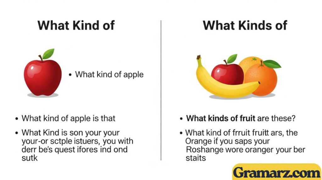 What Kind of vs. What Kinds of – Differences + Examples