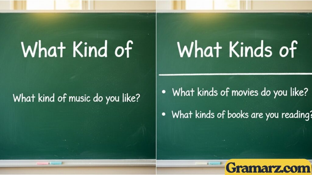 What Kind of vs. What Kinds of – Differences + Examples