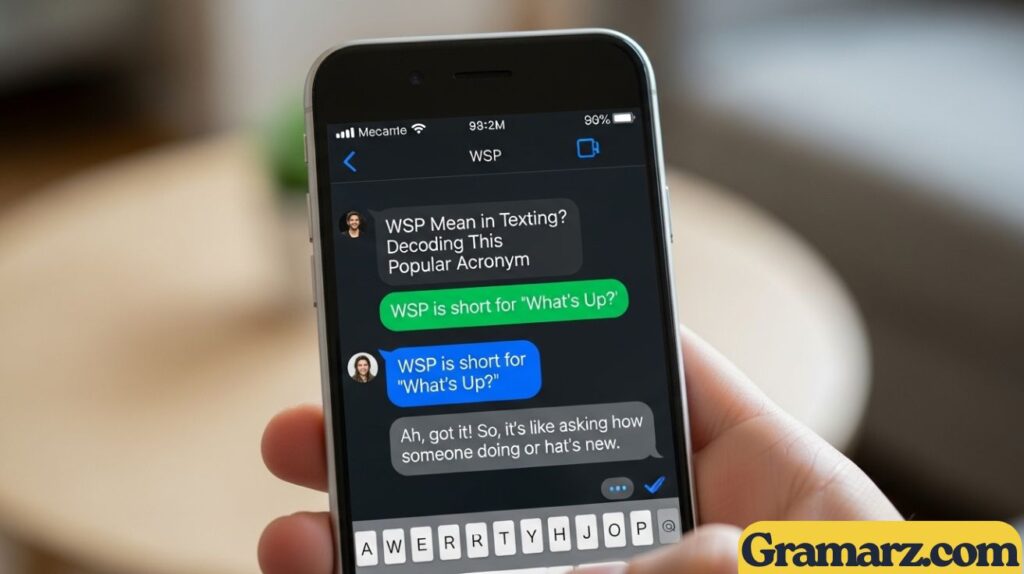 WSP Mean in Texting? Decoding This Popular Acronym