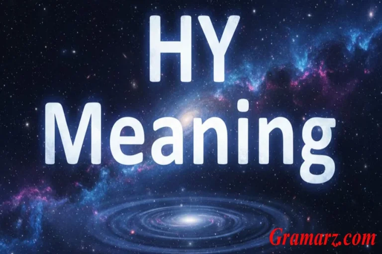 HY Meaning