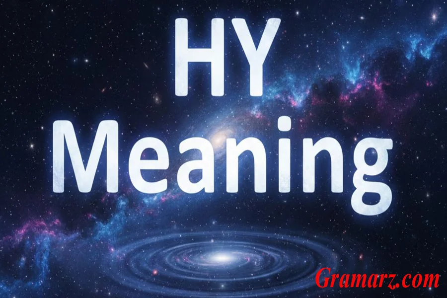 HY Meaning