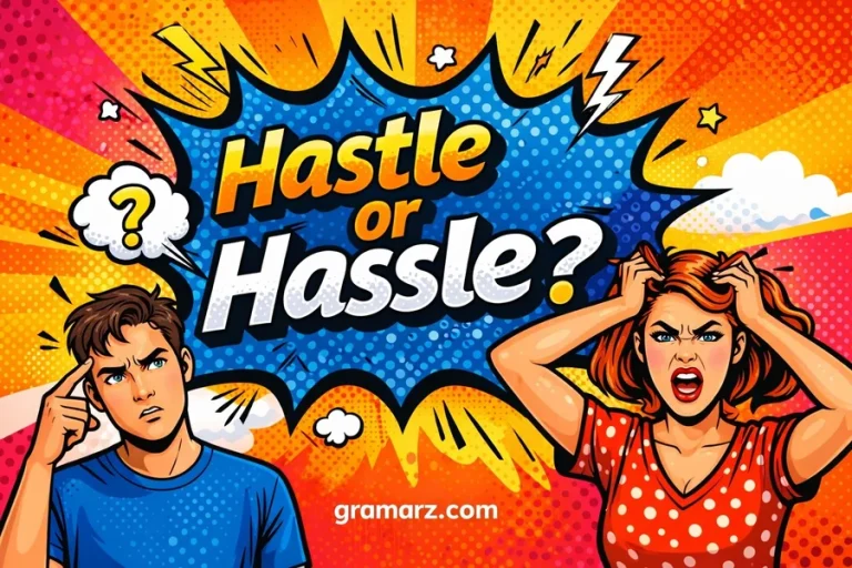 Hastle or Hassle