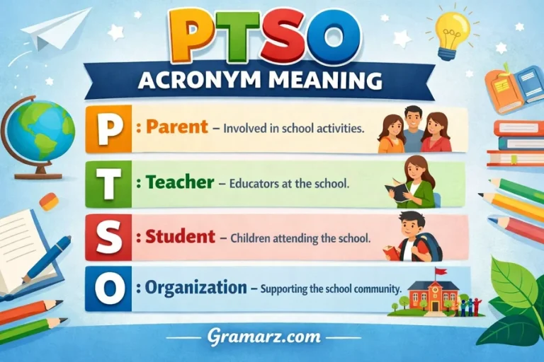 PTSO Acronym Meaning
