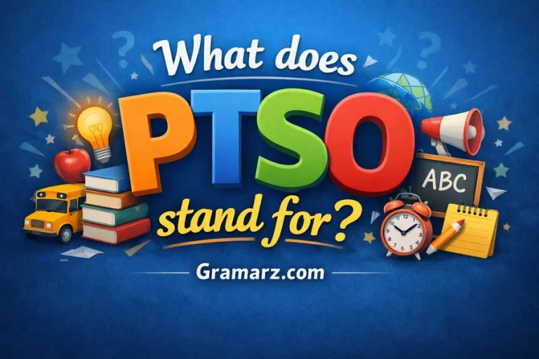 What does PTSO stand for