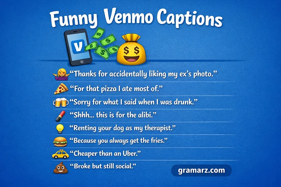 Funny Venmo Captions