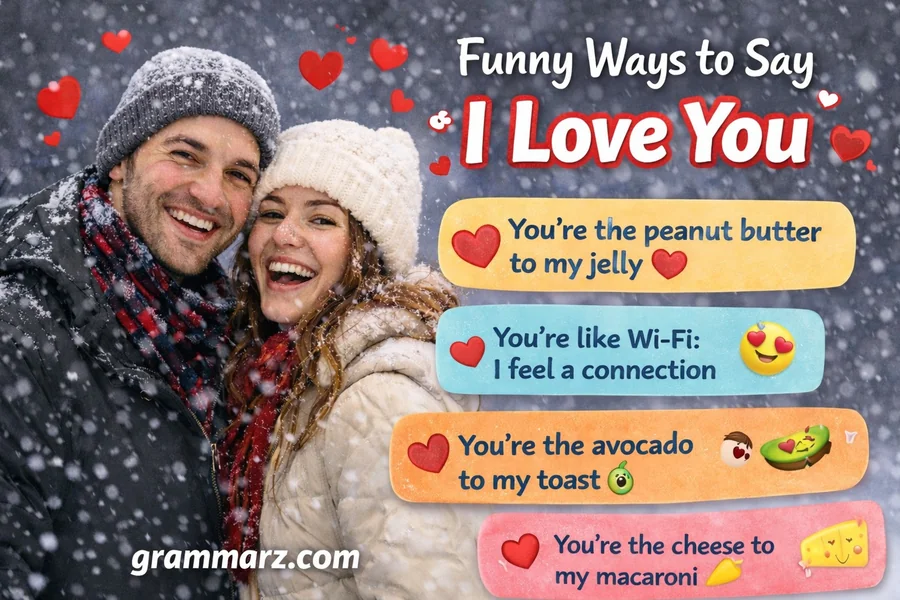 Funny Ways to Say “I Love You”