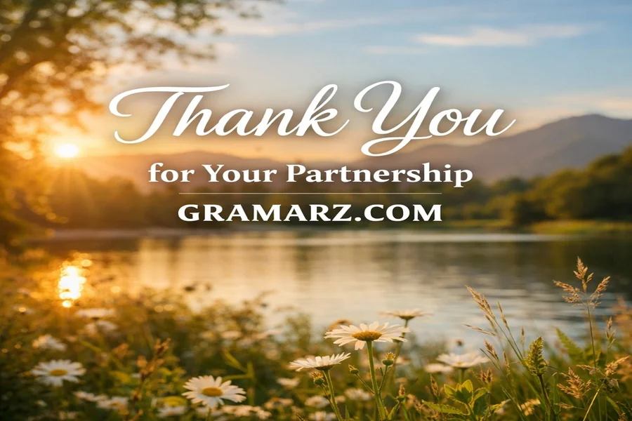 Thank You for Your Partnership