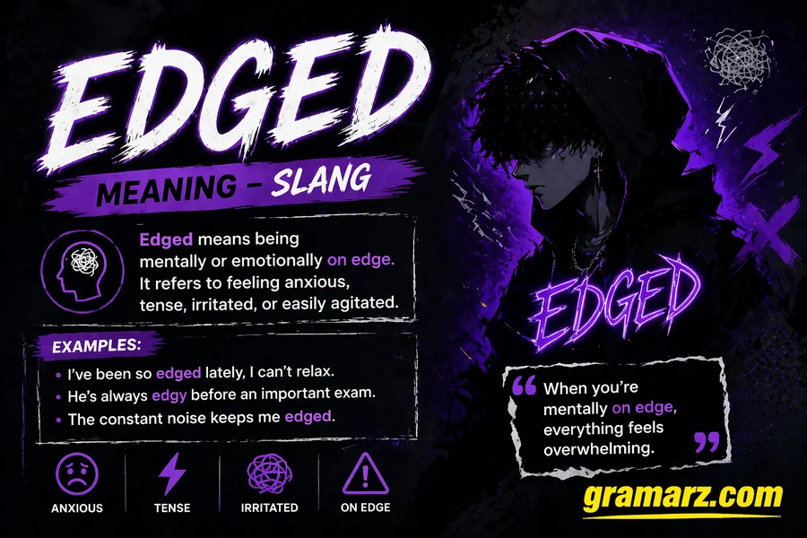 Edged Meaning Slang