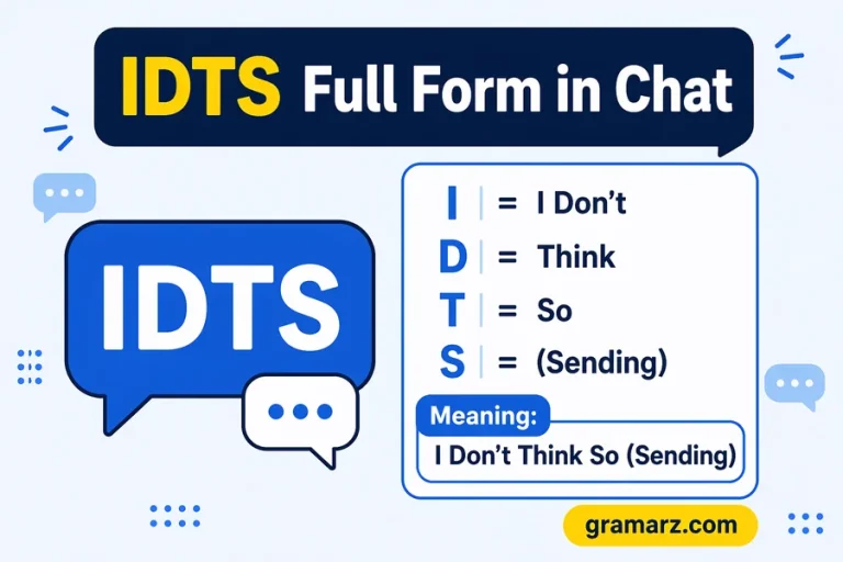 IDTS Full Form in Chat