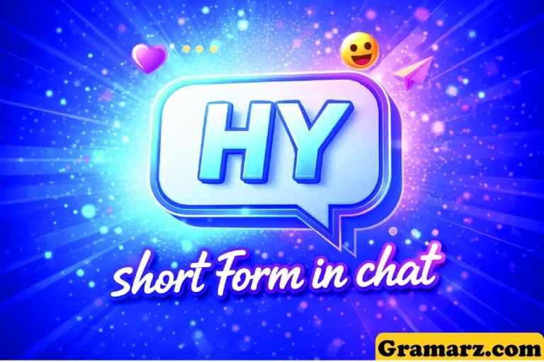 hy short form in chat