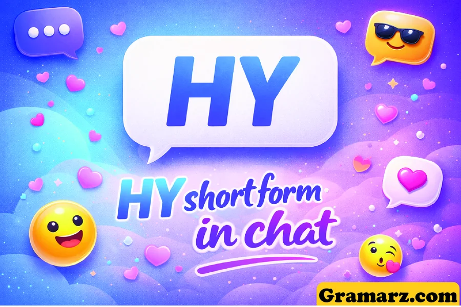 hy short form in chats