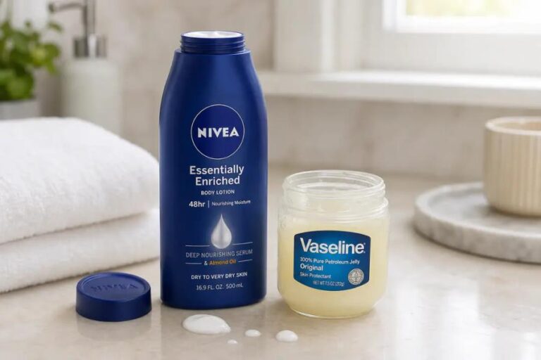 I am a genz man. are nivea body lotions better than vaseline for dry skin?