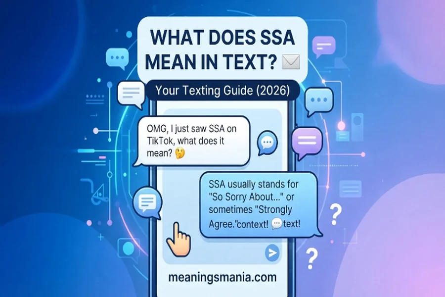 What Does SSA Mean Slang